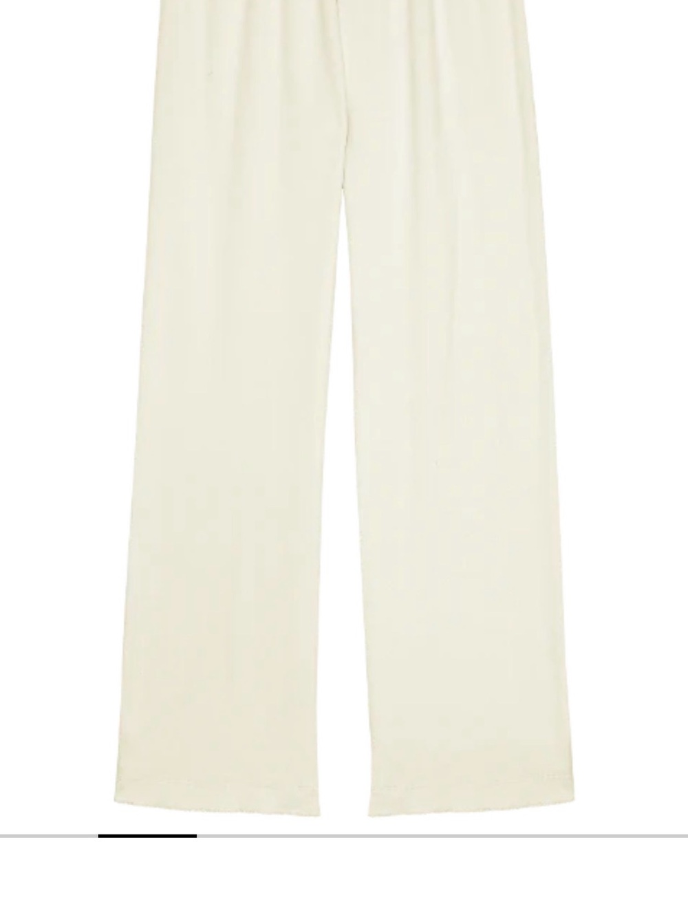 DONNI. Women's Wide-Leg Sweatpants in Creme